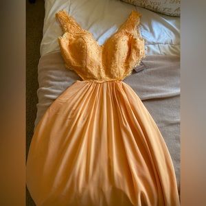Tangerine Orange Prom Dress- BRAND NEW!! Never worn.